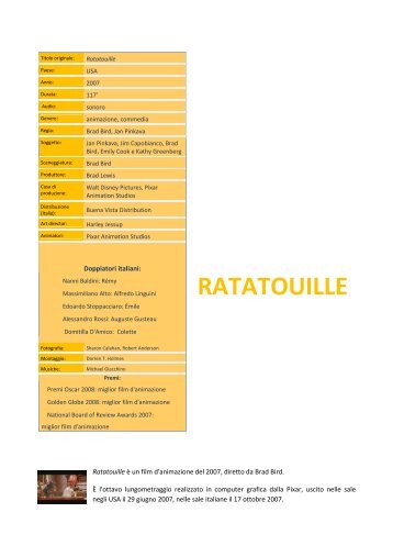 RATATOUILLE - Cineplex