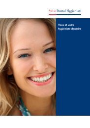 Vous et votre hygiéniste dentaire - Swiss Dental Hygienists