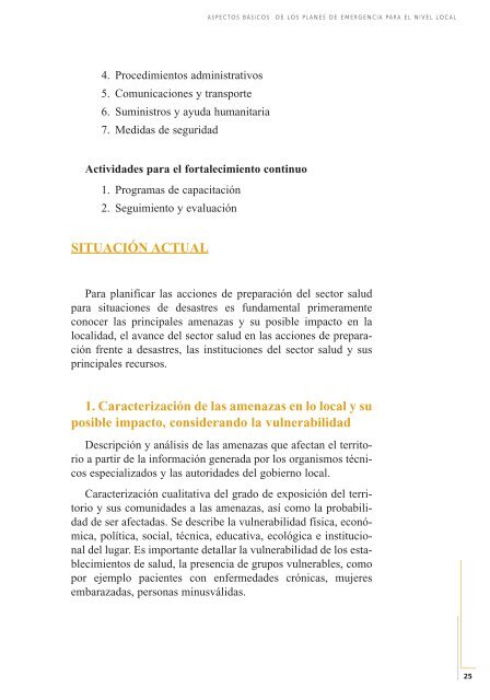 Preparativos de salud para situaciones de desastres - CIDBIMENA