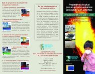 Folleto del proyecto - DISASTER info DESASTRES