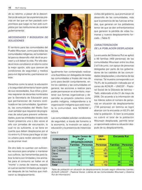 BoletÃ­n Especial RUT Informa. Estudio de Caso No. 14. Septiembre ...