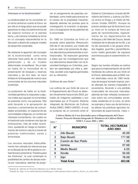 BoletÃ­n Especial RUT Informa. Estudio de Caso No. 14. Septiembre ...