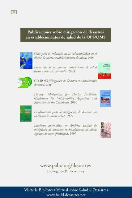 Hospitales seguros - Health Library for Disasters