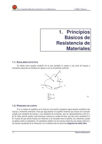 1. Principios BÃ¡sicos de Resistencia de Materiales - IngenierÃ­a ...