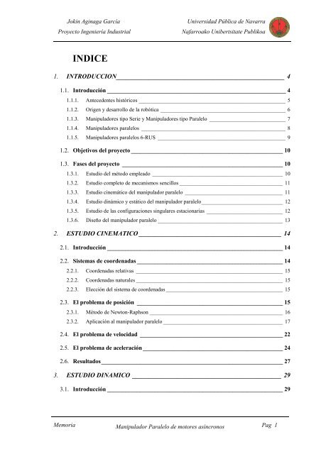 Manipulador Paralelo de motores asÃ­ncronos - IngenierÃ­a MecÃ¡nica ...