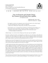 Press Release - Foundation for the Law of Time