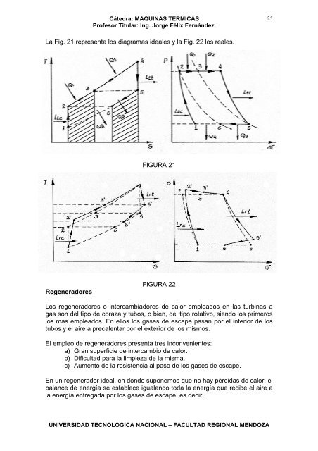 Turbinas a Gas - edUTecNe - Universidad TecnolÃ³gica Nacional