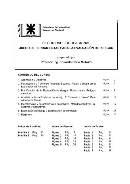 seguridad ocupacional - edUTecNe - Universidad TecnolÃ³gica ...