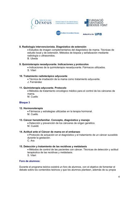 segundo curso on-line. segunda edición sobre mastología - Emagister