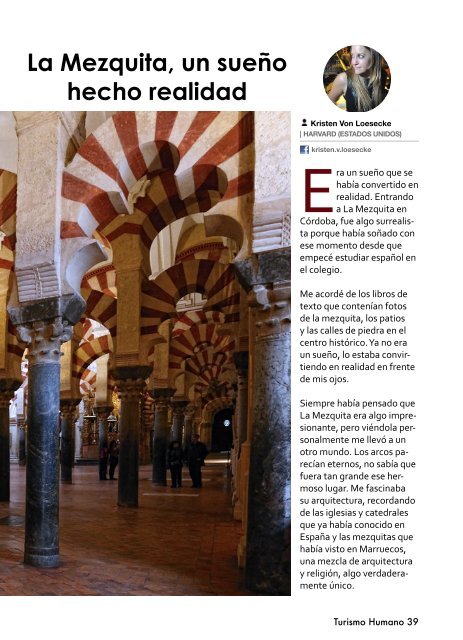 Revista Turismo Humano 19. 20 experiencias en Andalucía