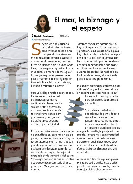 Revista Turismo Humano 19. 20 experiencias en Andalucía