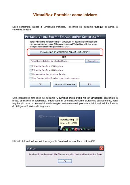 VirtualBox Portable: come iniziare - Majorana
