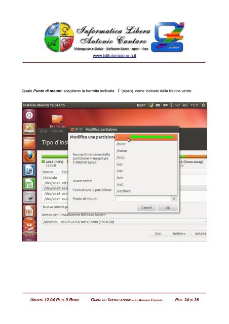 Installazione Ubuntu12-04 Plus9 Guida_illustrata - PDF - Majorana