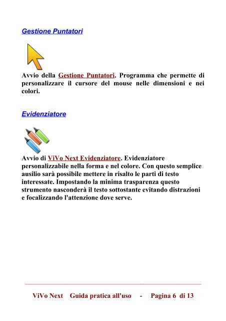 Guida italiana a ViVo Next in formato PDF - Majorana