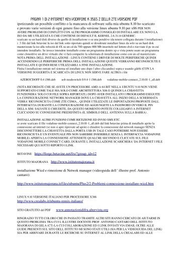 Installazione internet_key_vodafone_K_3565_ZTE - Majorana