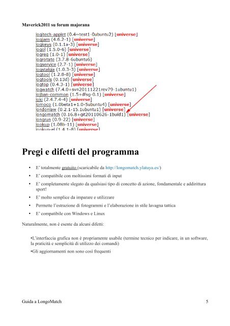 SCARICA VIDEO GUIDE MAJORANA