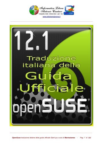 Download guida: OpenSuse 12.1 - PDF - Majorana