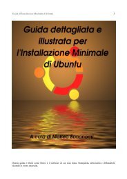 Guida all'Installazione Minimale di Ubuntu Questa guida ... - Majorana