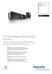 HTS6100/12 Philips SoundBar DVD home theater - Mixi Foto Video