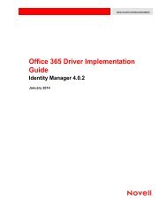 Identity Manager 4.0.2 Office 365 Driver Implementation Guide - NetIQ