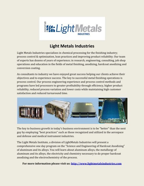 Light Metals Industries