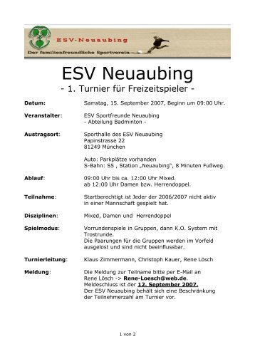 ESV Neuaubing