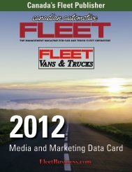 VANS & TRUCKS Media and Marketing Data Card - Fleet Business