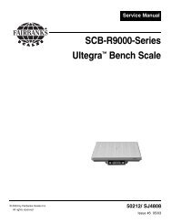 SCB-R9000-Series Ultegraâ¢ Bench Scale - SouthwestScales.com