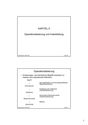 KAPITEL 5 Operationalisierung und Indexbildung ... - Sowi