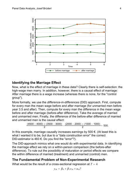 Panel Data Analysis, Josef BrÃ¼derl - Sowi