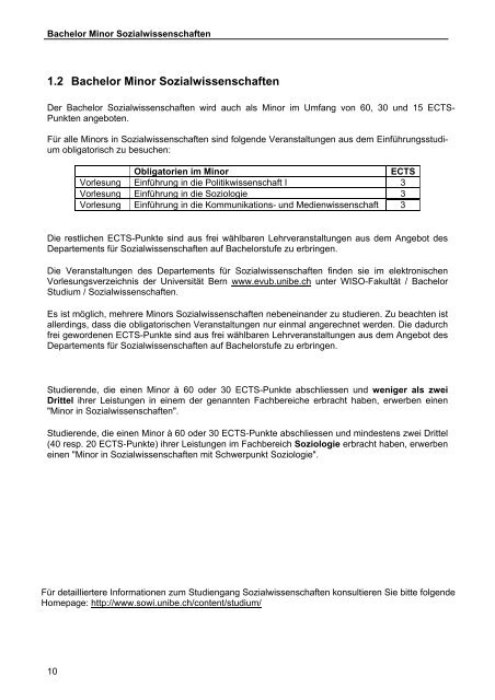 KVV HS 2010 (pdf, 462KB) - Institut fÃ¼r Soziologie - UniversitÃ¤t Bern