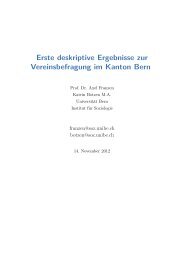 Text als PDF - Institut fÃ¼r Soziologie - UniversitÃ¤t Bern