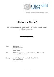 âKinder und Genderâ - Institut fÃ¼r Soziologie