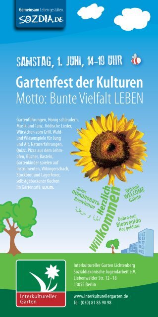 Flyer Zum Fest Sozdia