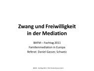 Zwang und Freiwilligkeit in der Mediation - Soziale Arbeit