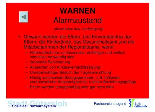 Stadt Gütersloh - Frühe Hilfen für Kinder und Familien. Soziale ...