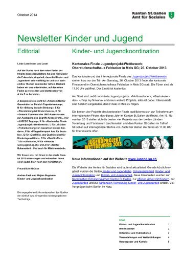 Oktober 2013 (171 kB, PDF) - Amt für Soziales - Kanton St.Gallen