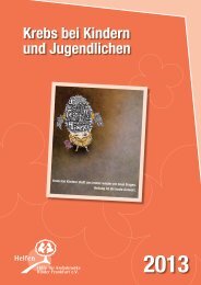 Krebs bei Kindern und Jugendlichen - Verlag Volker Herrmann ...