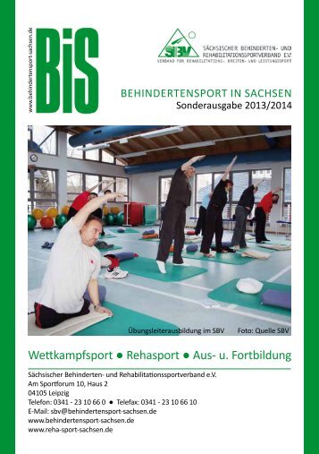 Wettkampfsport Rehasport Aus- u. Fortbildung - Verlag Volker ...