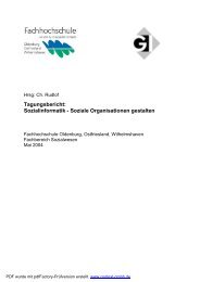 Tagungsbericht: Sozialinformatik - Soziale Organisationen gestalten