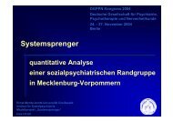 Systemsprenger - Sozialpsychiatrie Mecklenburg Vorpommern