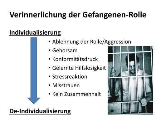 Prison Experiments - Sozialpsychologie