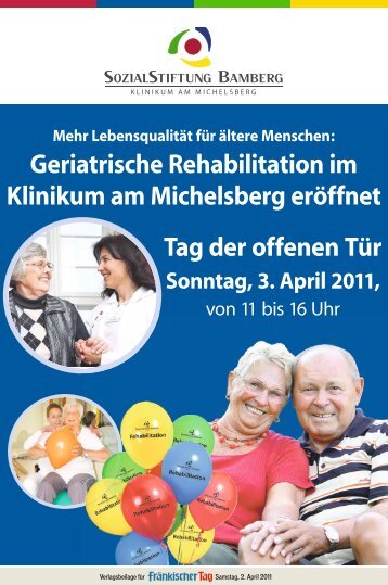 Geriatrische Rehabilitation im Klinikum am Michelsberg eröffnet Tag ...
