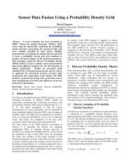 Sensor Data Fusion Using a Probability Density Grid - ISIF