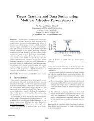 Target Tracking and Data Fusion using Multiple Adaptive Foveal - ISIF