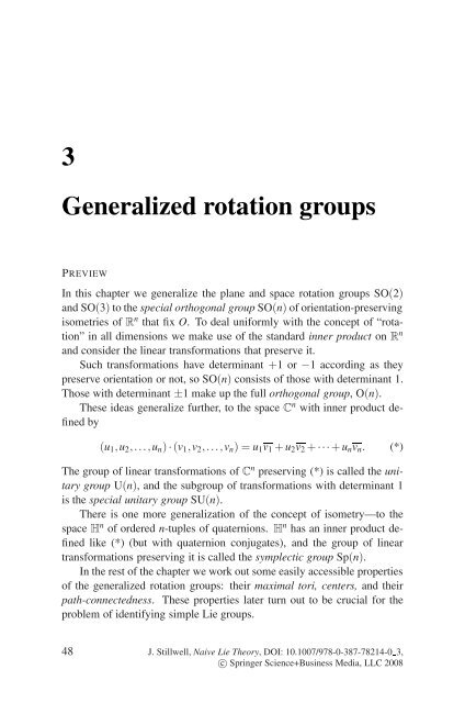 John Stillwell - Naive Lie Theory.pdf - Index of