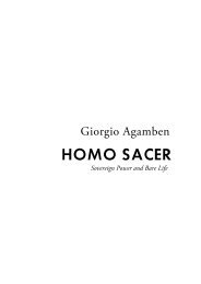 Homo Sacer Homo Sacer