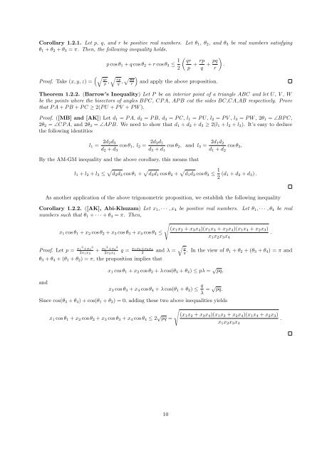 Topics in Inequalities - Theorems and Techniques Hojoo ... - Index of
