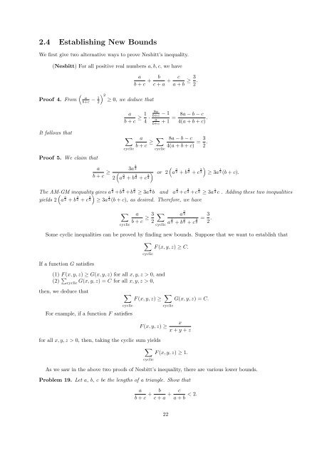 Topics in Inequalities - Theorems and Techniques Hojoo ... - Index of