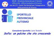 Presentazione di Testolin Lara - Sportello Provinciale Autismo